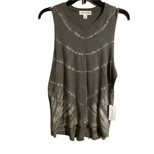 Treasure & Bond Gray Tie Dye Sleeveless Tank NWT